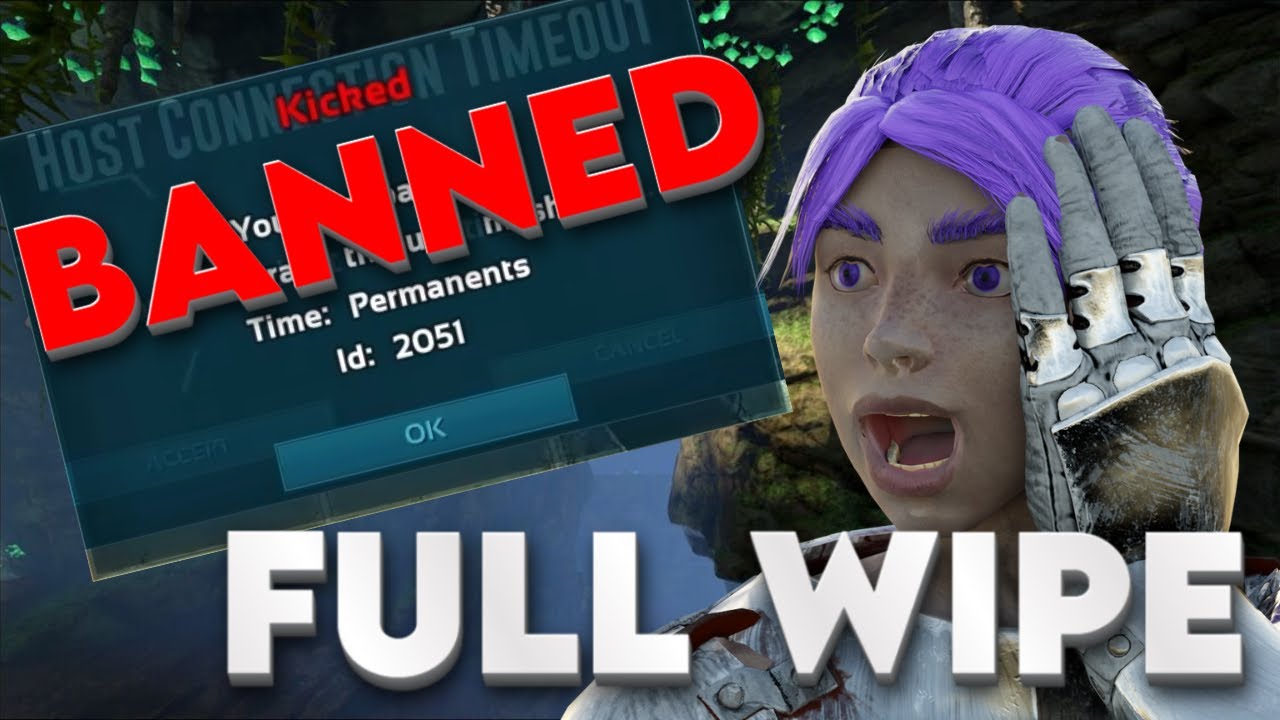 How a SOLO gets BANNED FOR RAIDING on Arks Most POPULATED Cluster | ARK FULL WIPE STORY