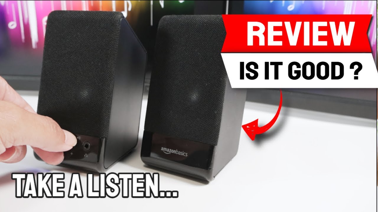 Amazon Basics Speakers Review (2023)