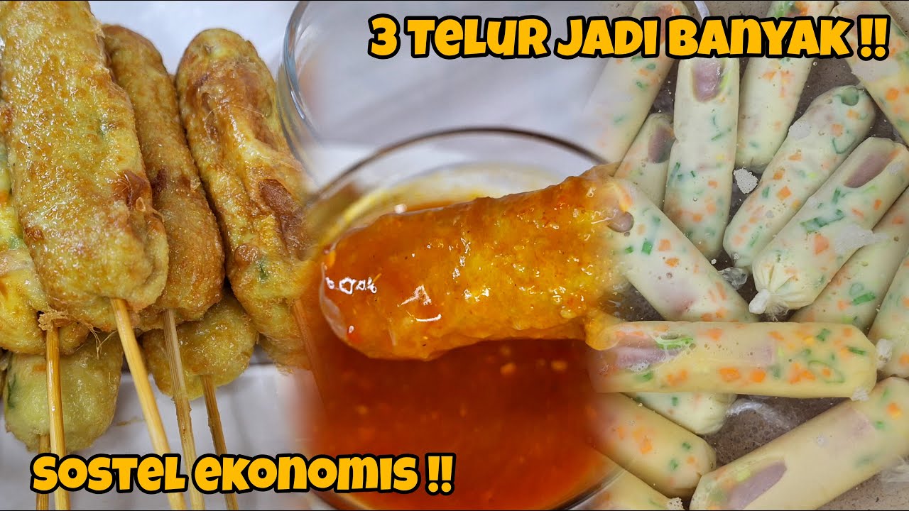 3 Butir Telur Jadi 18 pcs || SOSTEL EKONOMIS TANPA CETAKAN ENAK BANGET !!