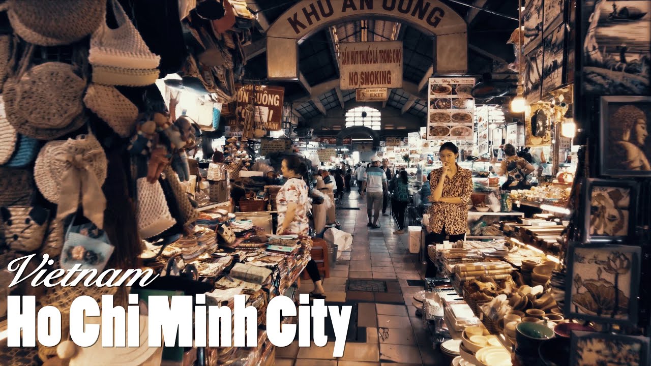 Ben Thanh Market（Chợ Bến Thành）🇻🇳4K Binaural Vietnam Sounds