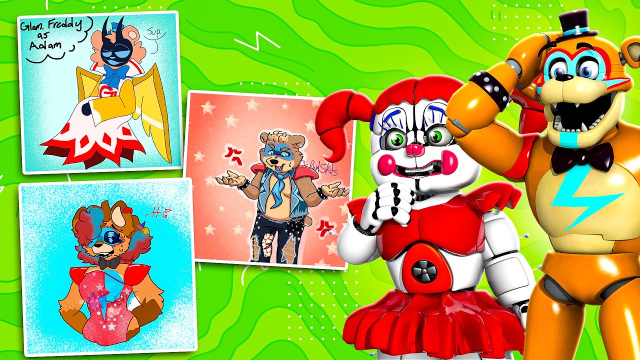 The ALTERNATE Glamrock Freddys REACT with Circus Baby