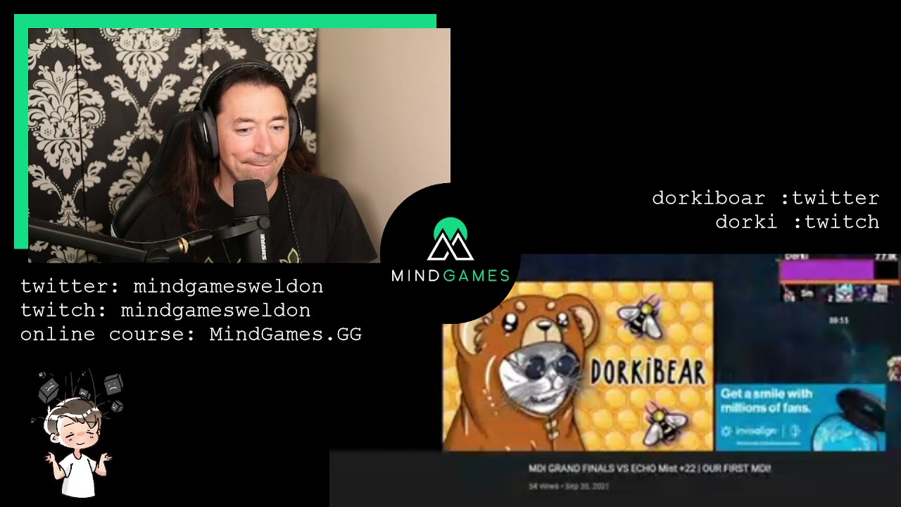 DORKI's mindset after MDI win!🎮 Sport Psychology Reacts 4
