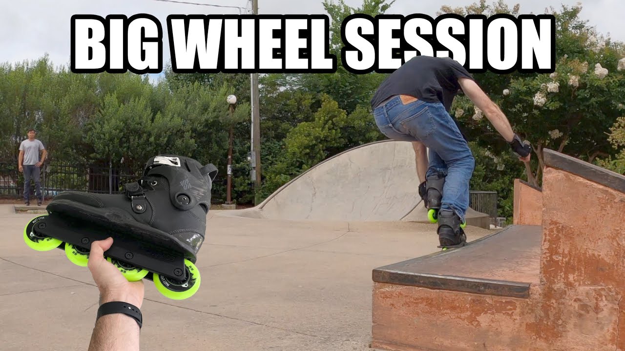 Skating 80mm UFS Frames on USD Carbons // Rollerblading