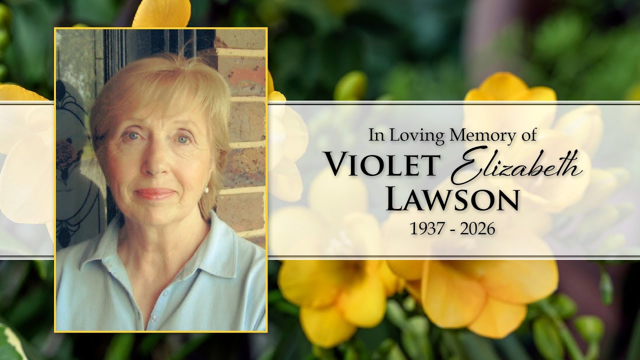 Violet Lawson Funeral, Tuesday 27 January 2026, Berwick Anglican Church