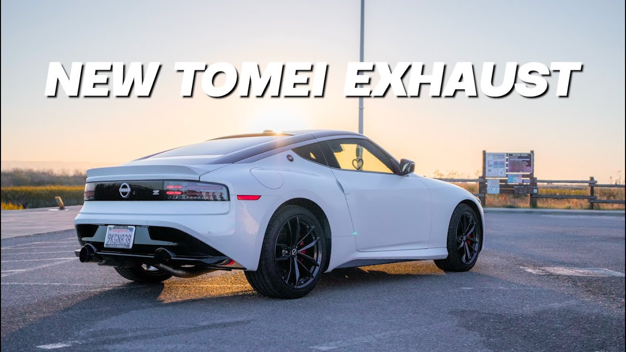 Nissan RZ34 Tomei Exhaust Before/After Mid Y-Pipe Install Drive