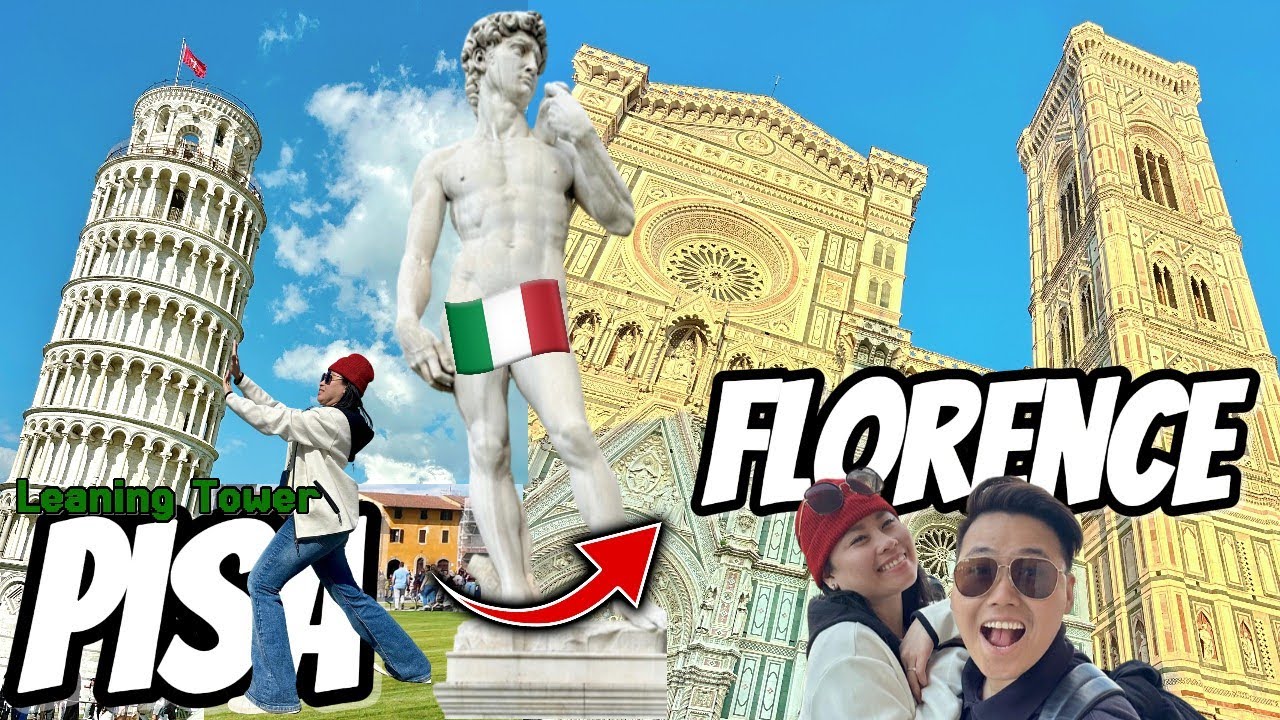 🇮🇹Leaning Tower of Pisa + Florence Duomo + Rome | Europe Travel Series Day 11 (Filipino Couple)