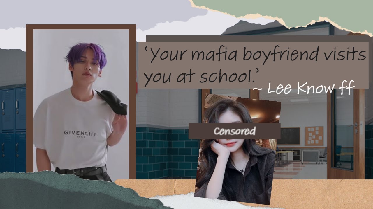 'Your mafia boyfriend visits you at school' | Lee Know ff ~Read description~