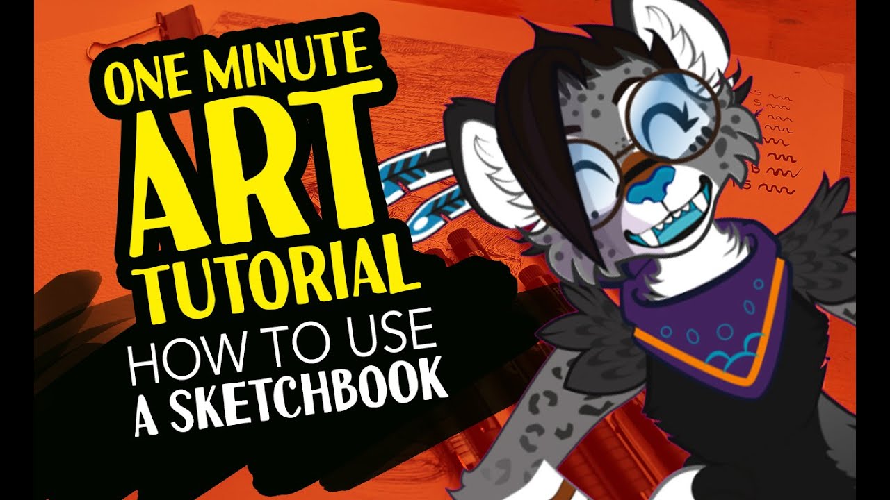 1 Minute Tutorial: How to (properly) use a sketchbook!