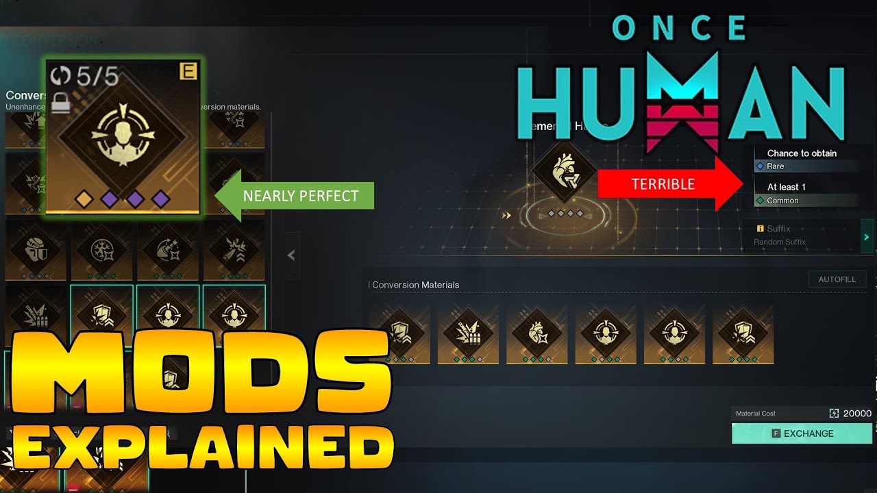 Once Human Mods Explained