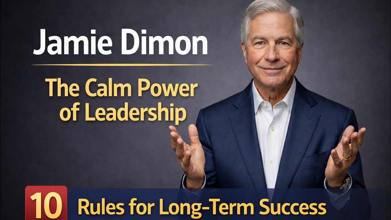 Jamie Dimon — The Calm Power of Leadership | 10 Rules for Long-Term Success
