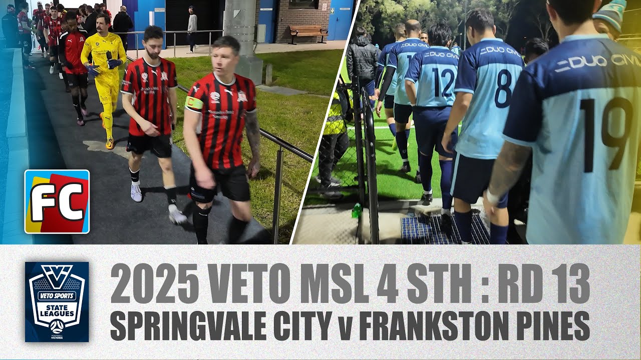 2025 | FV Rd 13 | Springvale City v Frankston Pines