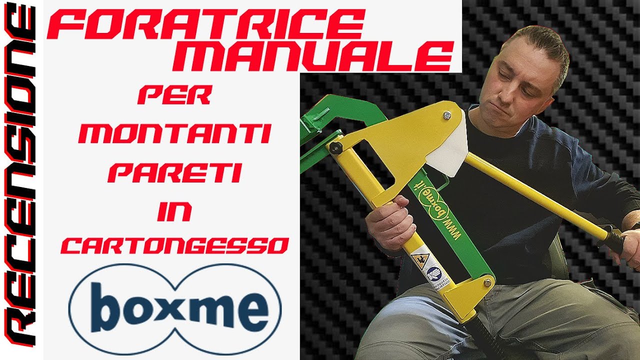 Che casino i tubi nel cartongesso !!! RECENSIONE foratrice manuale BOXME montanti PROBLEMA RISOLTO