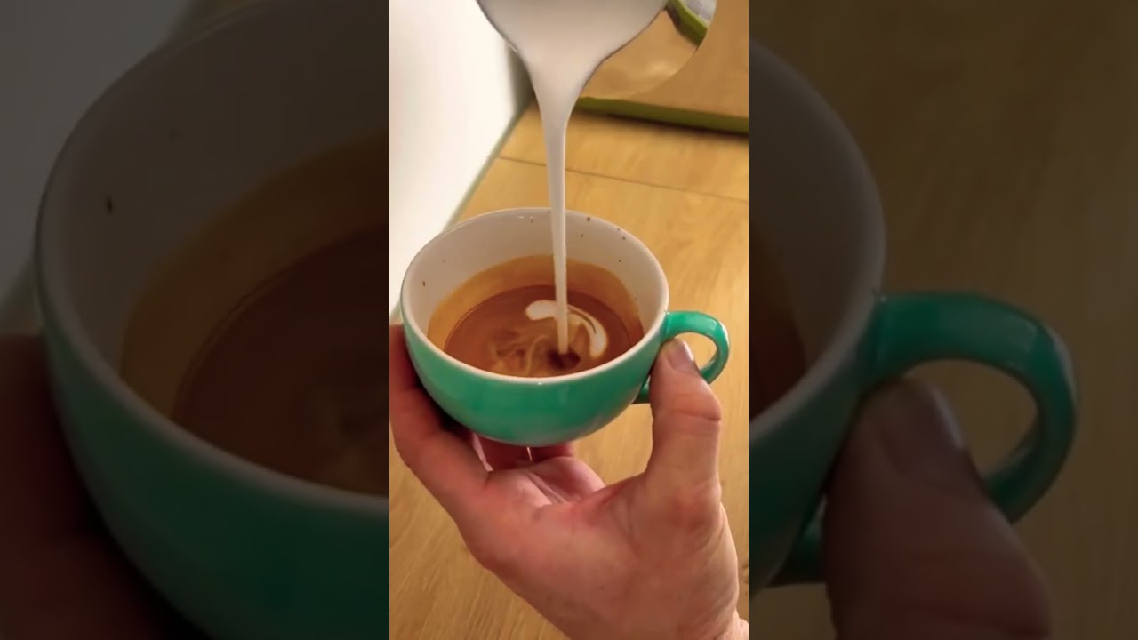 Latte art il cuore per principianti #tutorial