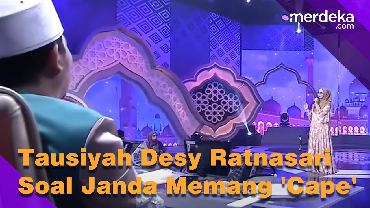 Satu Studio Terkesima Mendengar Tausiyah Desy Ratnasari Soal Janda