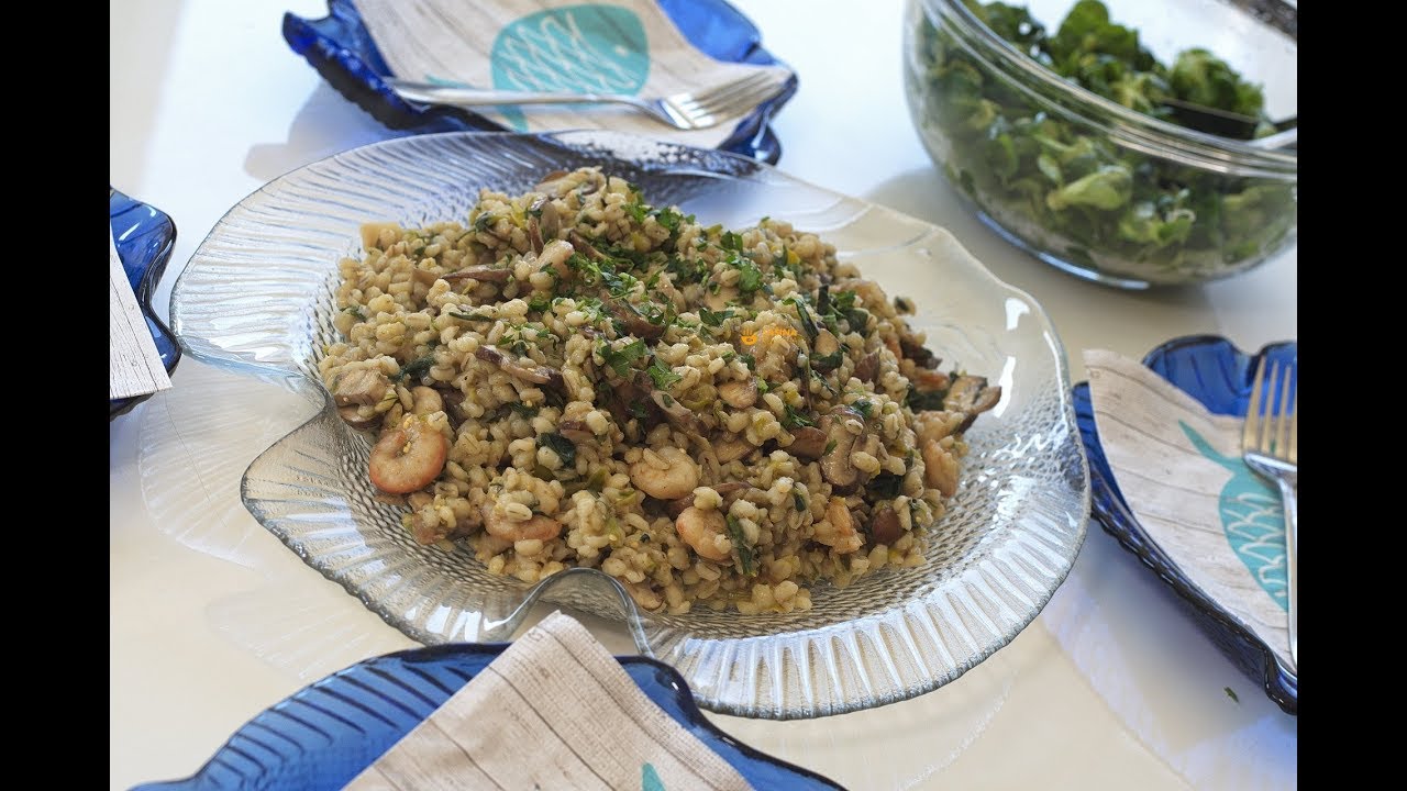Orzotto recipe recept - Sašina kuhinja