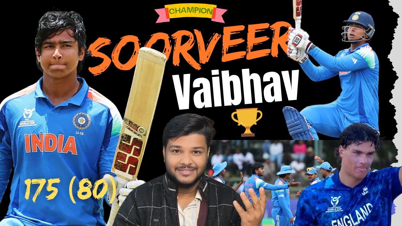 India U19 Dominate England 😱 | 100 Runs Ki Historic Jeet 🏆 | Vaibhav Suryavanshi Ka Toofan 💥 175(80)
