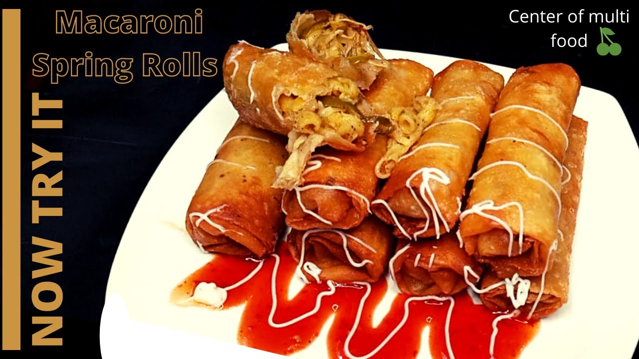 Macaroni Spring Rolls recipe ,Macaroni  recipe ,Roll recipe [NOW TRY IT]