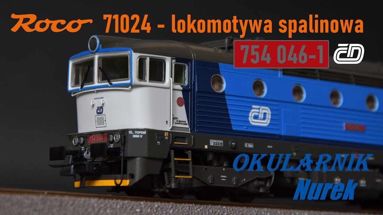 Prezentacja modelu | Roco 71024 | lokomotywa spalinowa 754 046-1 ČD