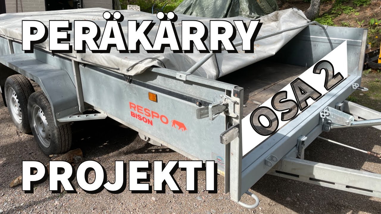 RESPO peräkärry OSA 2: korjausta ja varustelua