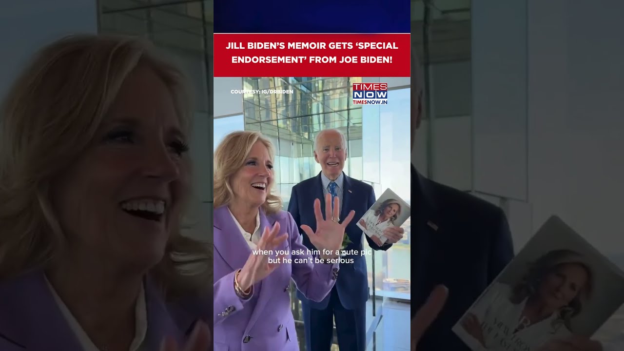 Jill Biden Shares Heartwarming Video Of Joe Biden Endorsing Her Memoir 'View From The East Wing&rsquo;