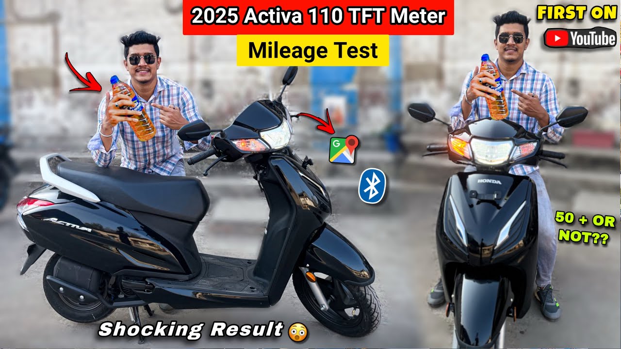 2025 Honda Activa 110 New Model Mileage Test With Pillion - Shocking Result |newactiva110MileageTest