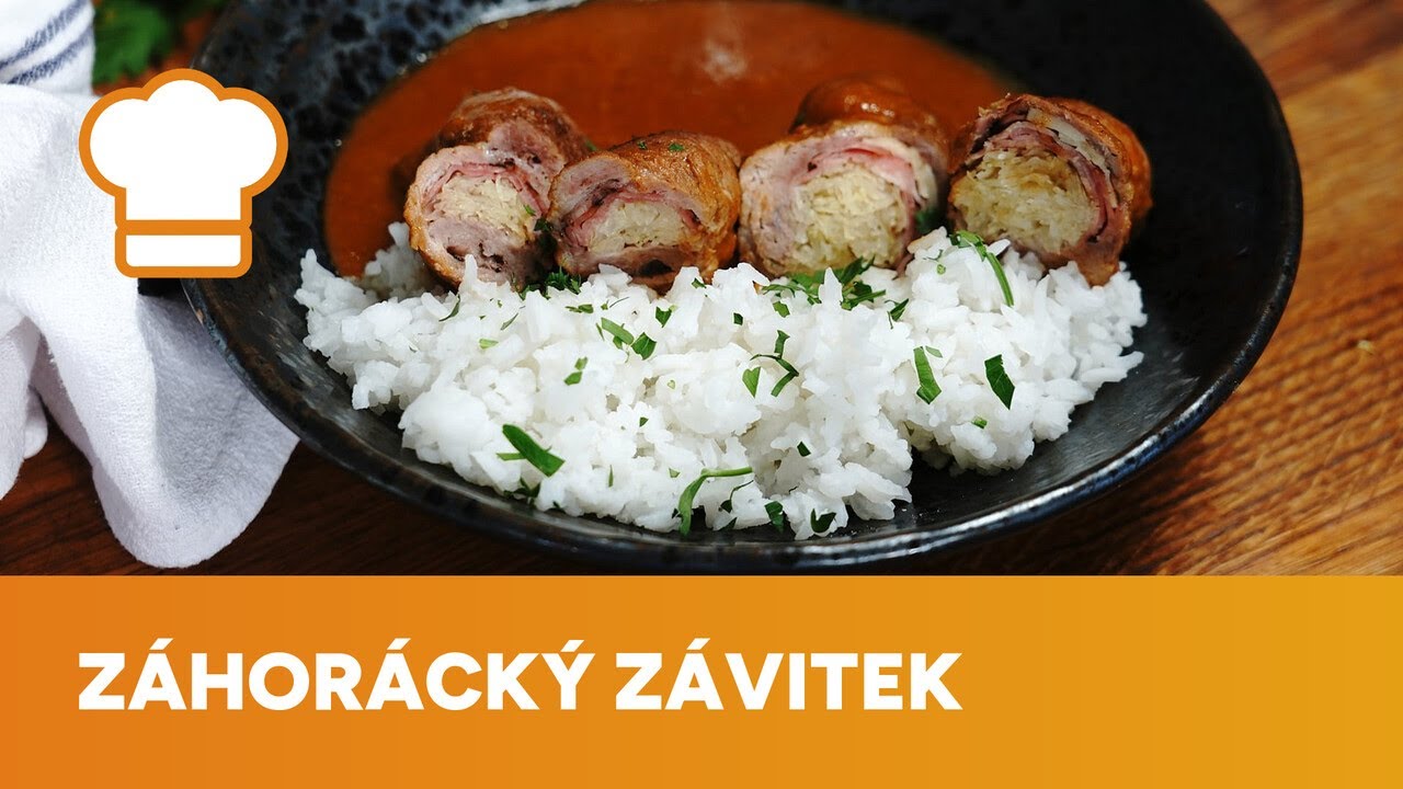 Záhorácký závitek: Vyladěná kombinace masa, slaniny a kysaného zelí.