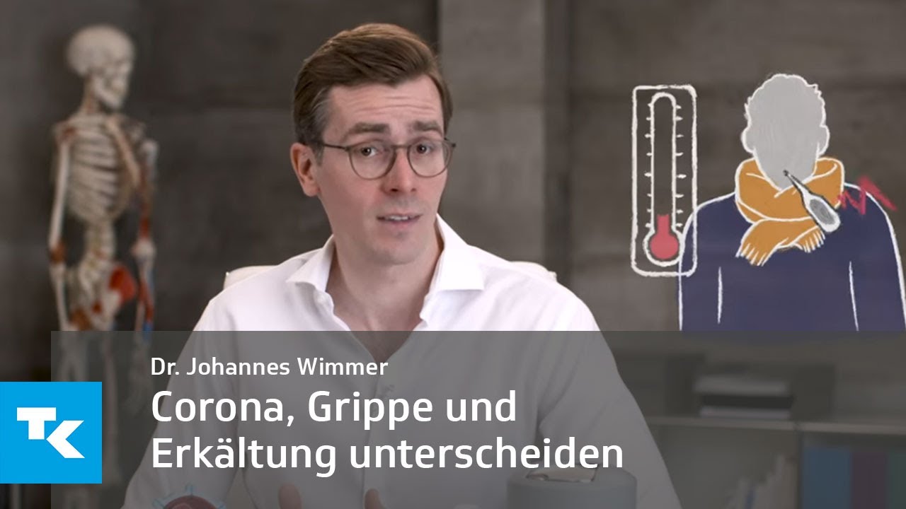 Wie kann ich Corona, Erkältung und Grippe voneinander unterscheiden? | Dr. Johannes Wimmer