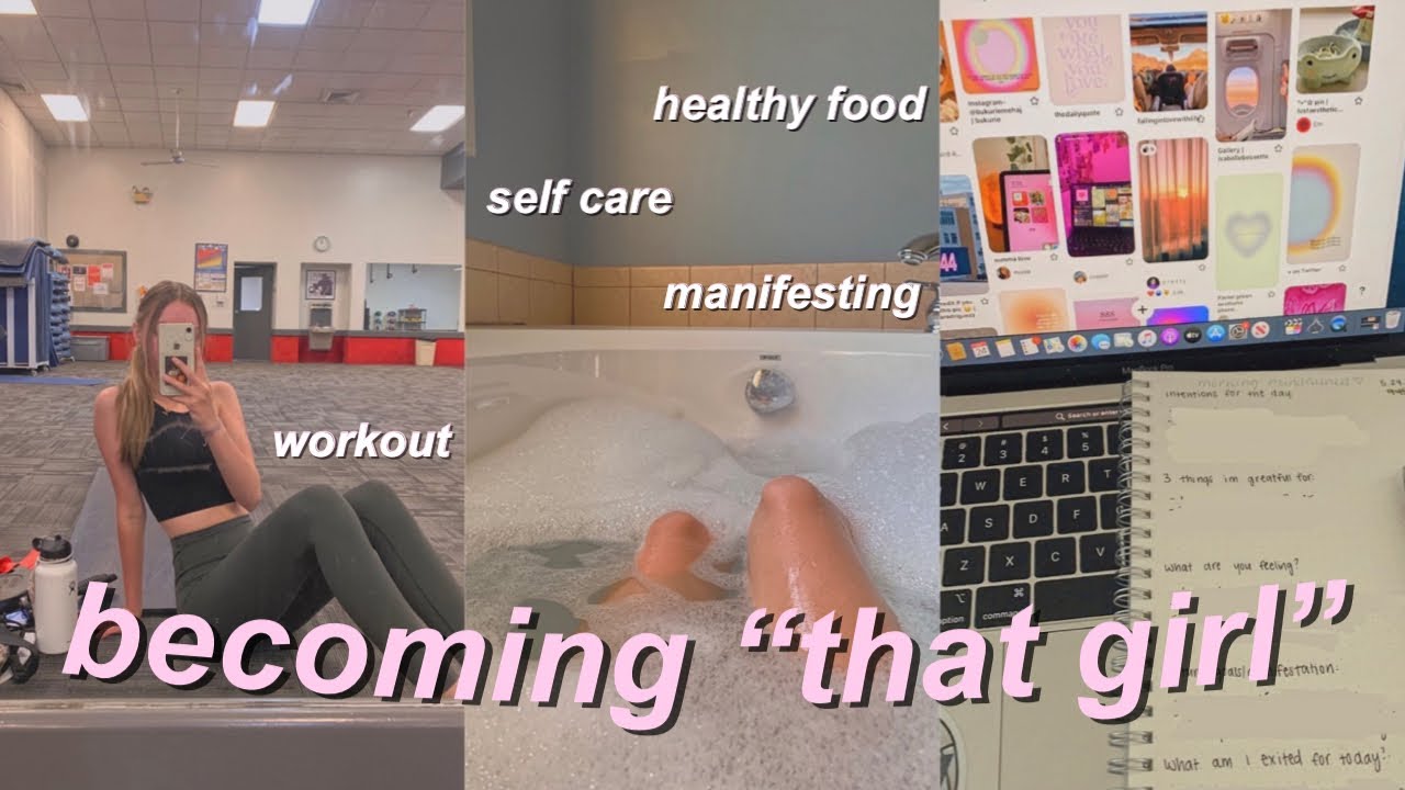 becoming “that” girl! workout, journaling, self care, & becoming the best version of myself!