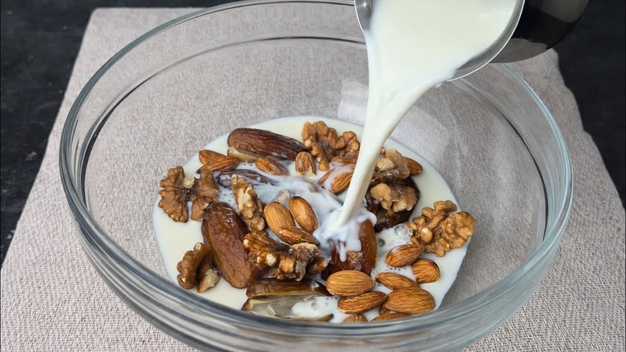 Dessert Sain aux Dattes et Noix 😍 Sans Sucre Ajouté | Prêt en 10 Minutes !