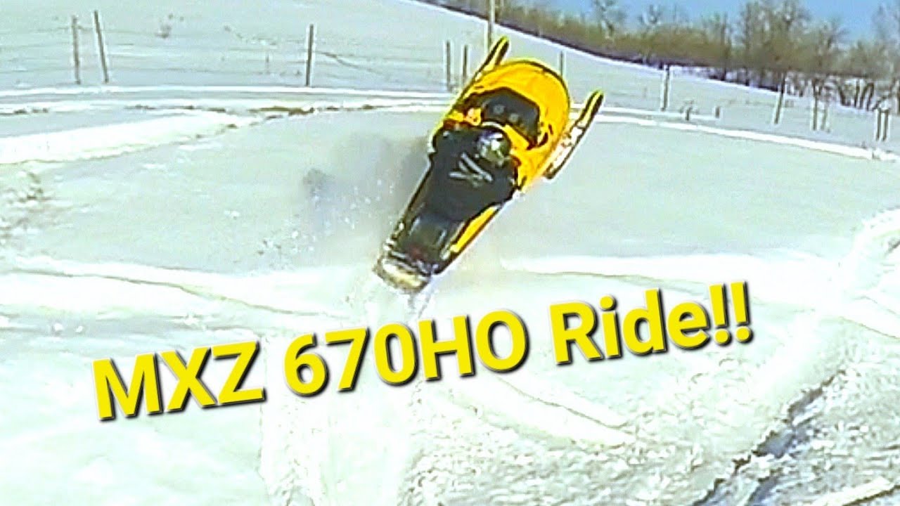 Ski Doo Mxz 670HO Ride!!