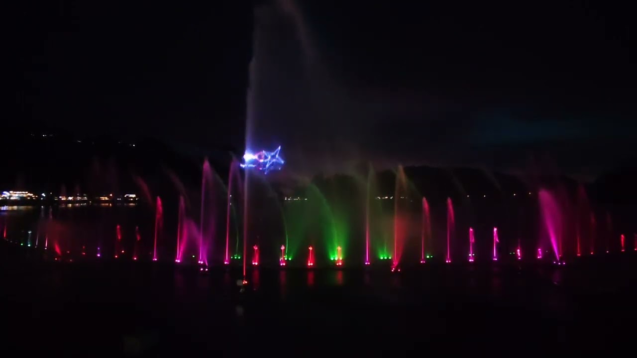 Telaga Ngebel Ponorogo saat malam