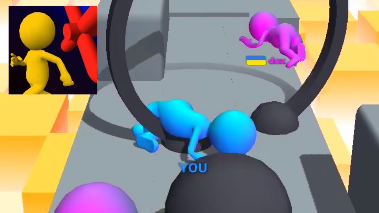 Human Runner 3D - Gameplay Walkthrough Part 1 - iOS/Android
