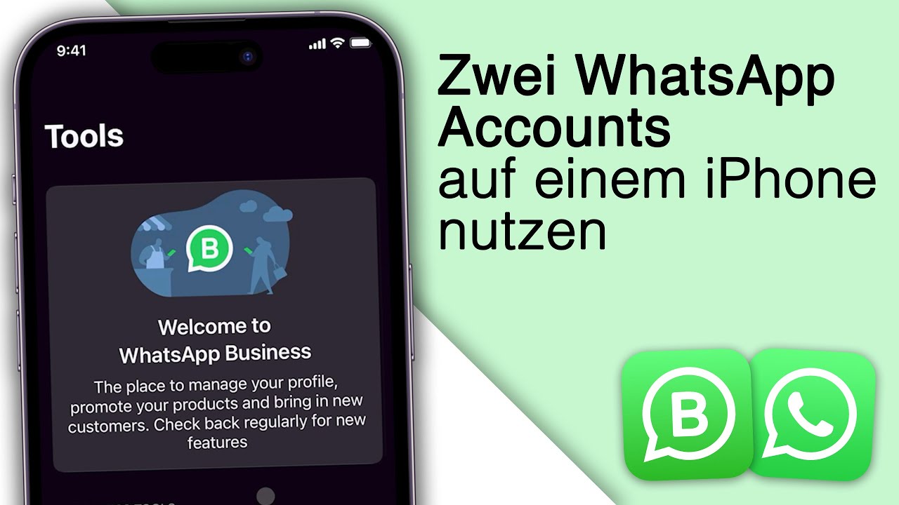 Zwei WhatsApp Accounts/Nummern auf einem iPhone nutzen! [2024]