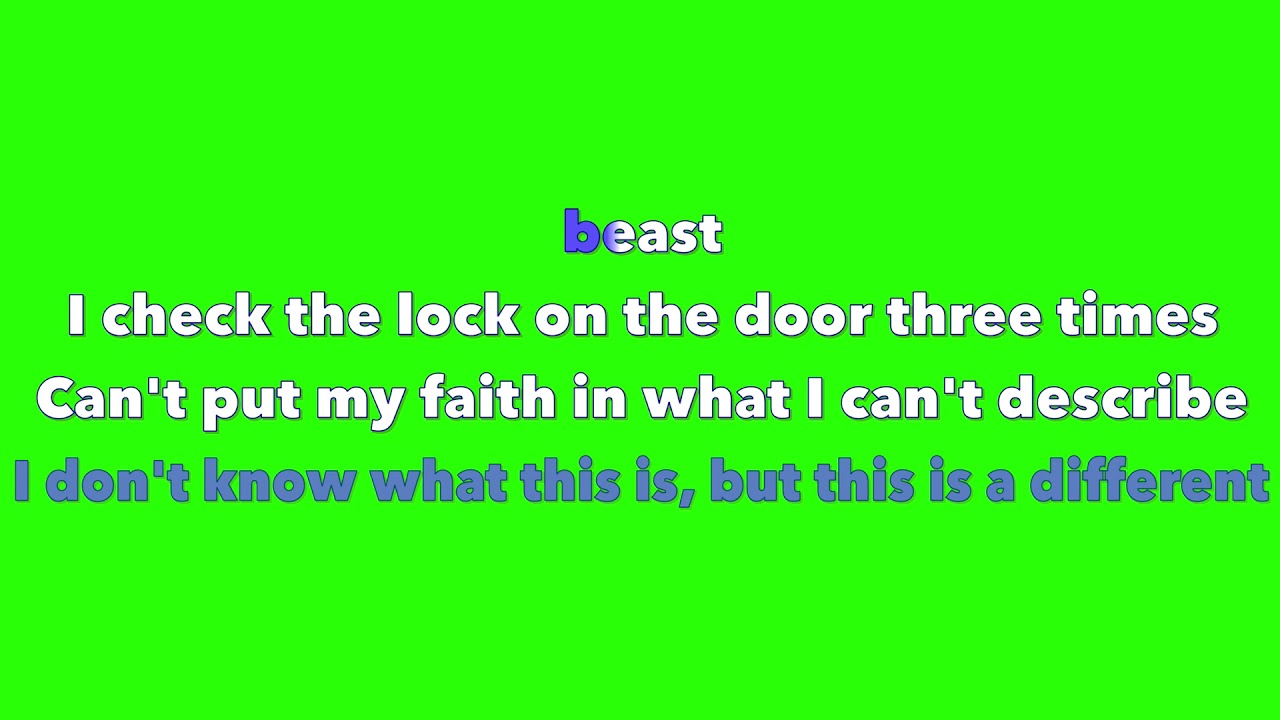 SYML - Clean Eyes (Karaoke / Instrumental) with Lyrics