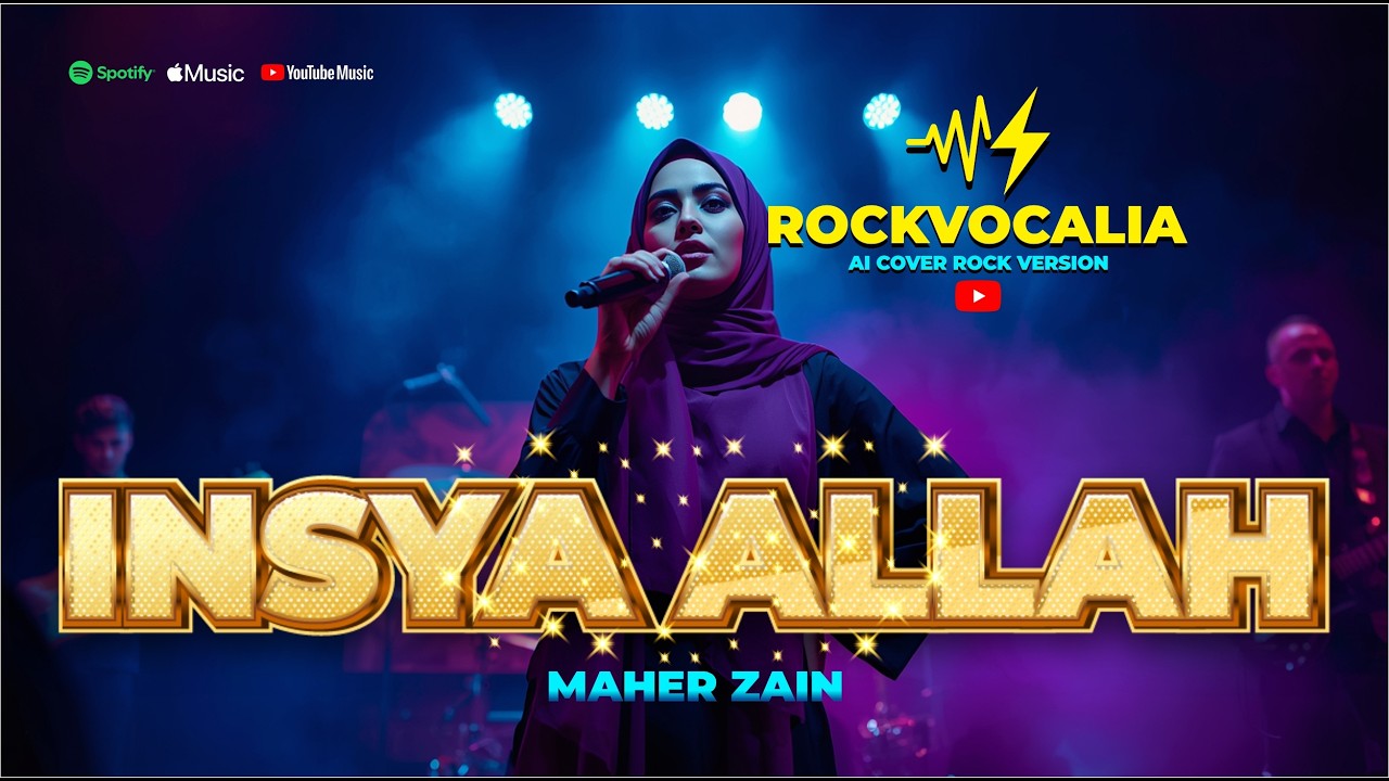 Insya Allah  - Maher Zain | AI Cover Rock Version by RockVocalia