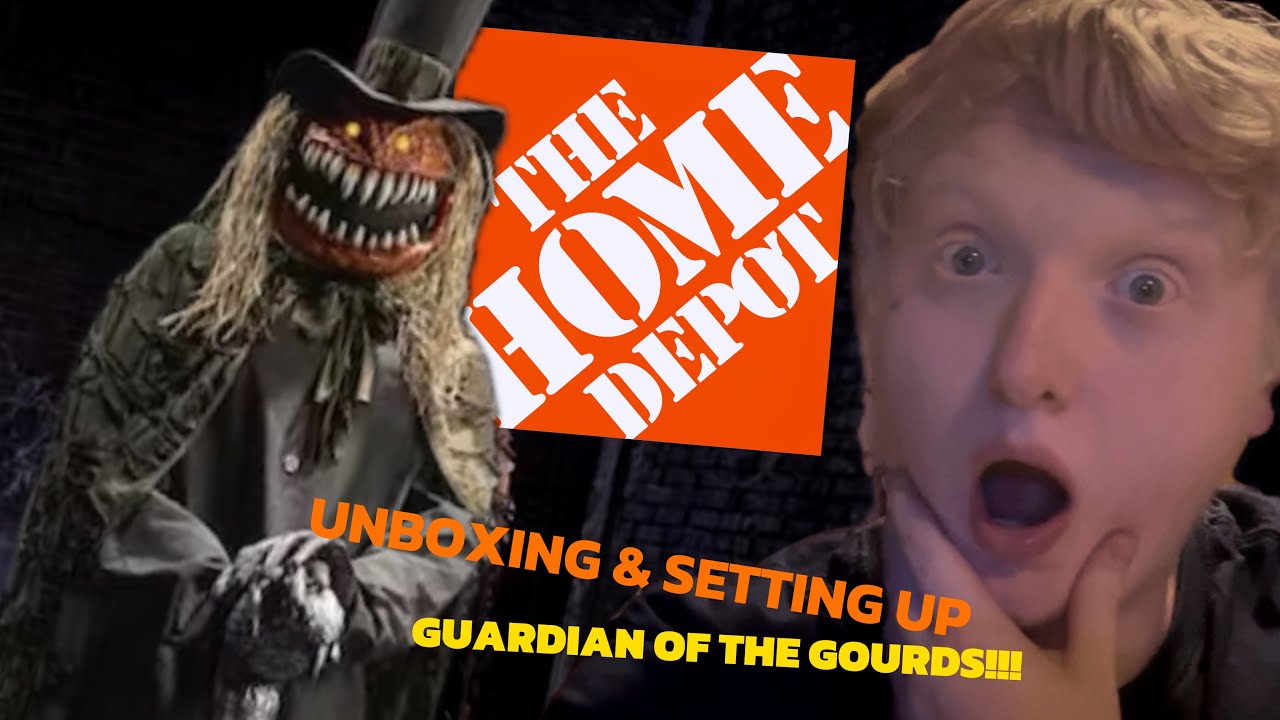UNBOXING & SETTING UP HOME DEPOT’S GUARDIAN OF THE GOURDS!!!
