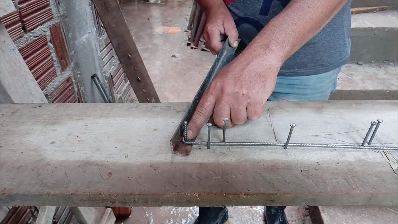 como fazer estribos para viga estrutural