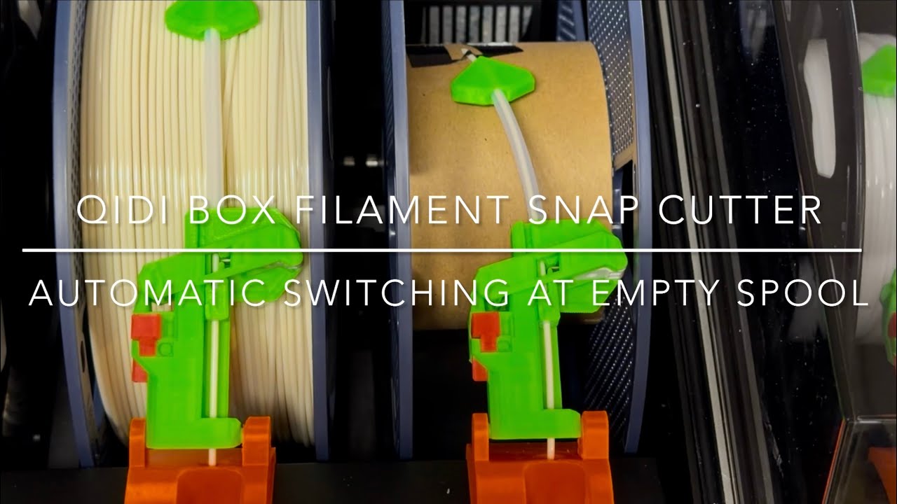 QIDI Box Snap cutter  - automatic spool switching