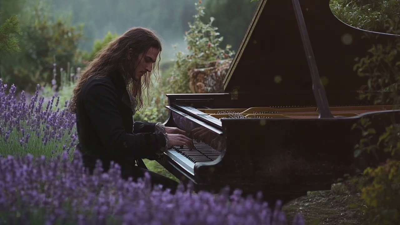 Whispers of the Garden Relaxing Piano for Dark Academia Dreams