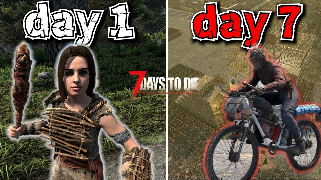 【7 Days to Die 1.0】day1で荒地に行き、day7で荒地ホードしてみた「7 Days to Die V1.0」実況プレイ #1【編集動画】【7デイズトゥダイ】