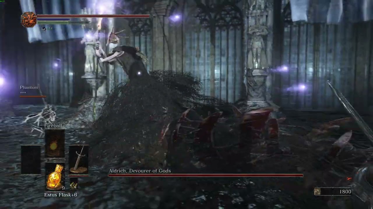 Aldrich Devourer of Gods boss fight COOP #darksouls3