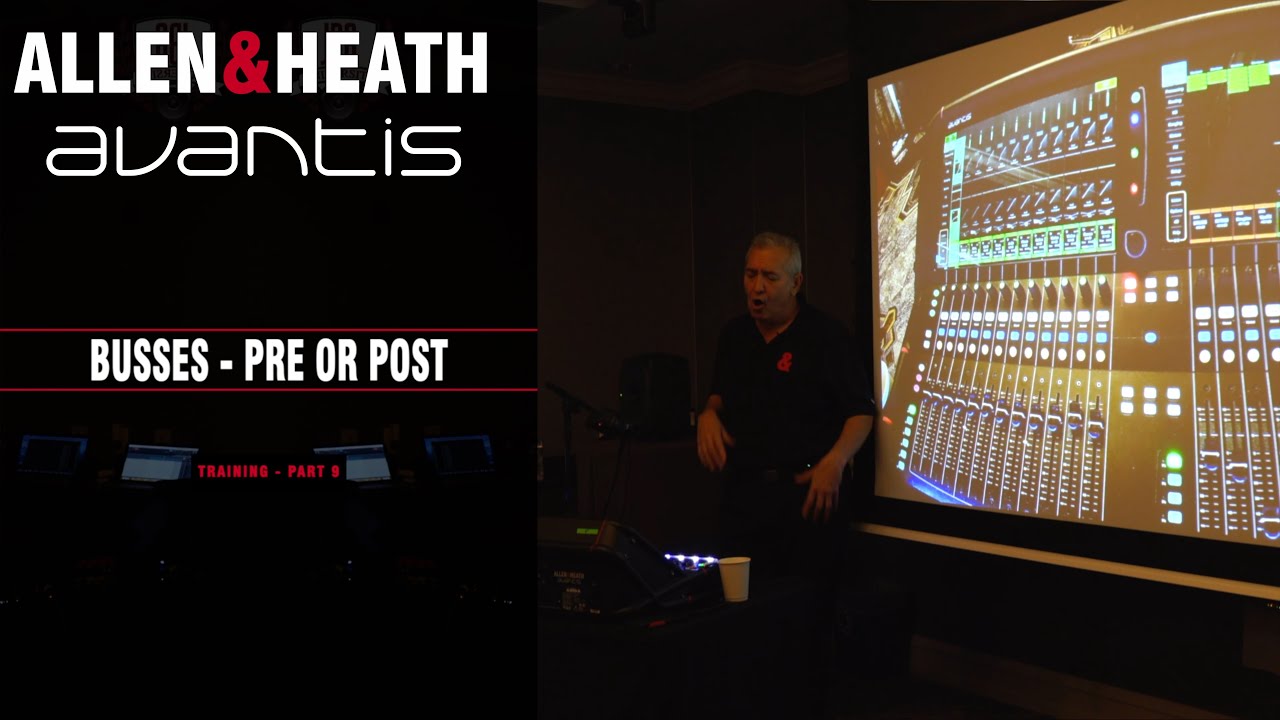 Семинар Allen & Heath Avantis, часть 9 — Автобусы до или после