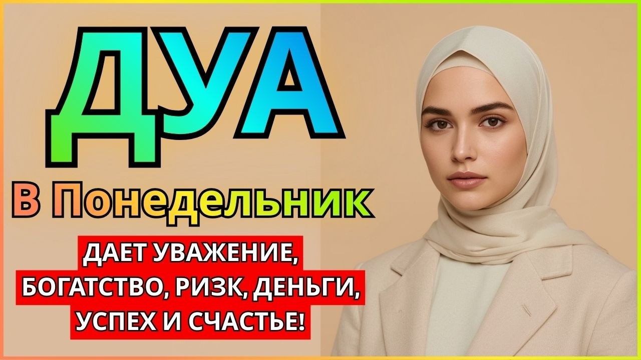 САМАЯ СИЛЬНАЯ ДУА В ПОНЕДЕЛЬНИК! ЖЕЛАНИЯ СБУДУТСЯ, ПРОБЛЕМЫ ИСЧЕЗНУТ!