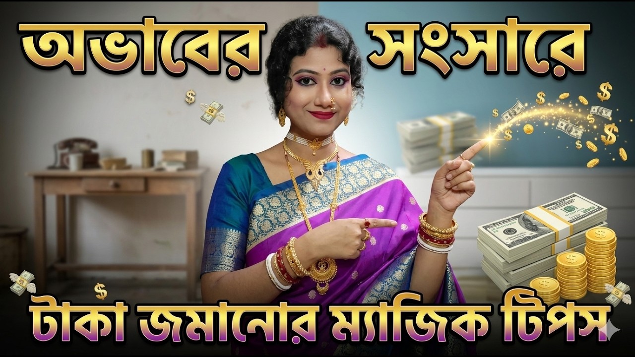 অভাবের সংসারে টাকা জমানোর এই ৪টি ম্যাজিক টিপস ! ways to save money with low income ! save money tips