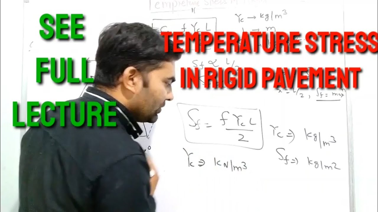 Temperature Stress in Rigid Pavement