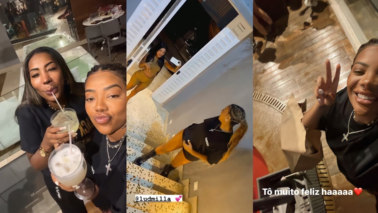 Ludmilla ganha festa surpresa de familiares e amigos