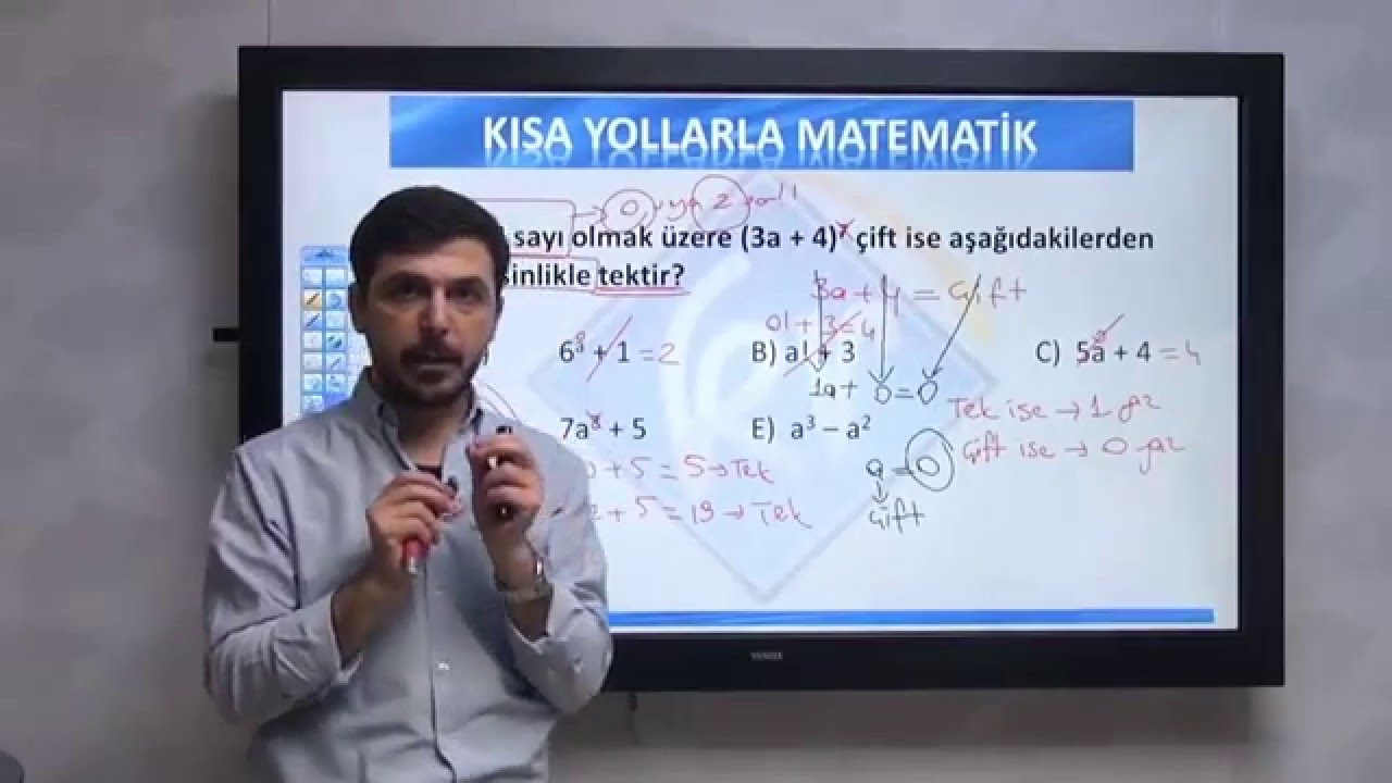 Kısa Yollarla Matematik Tekli Çiftli Sayılar 2