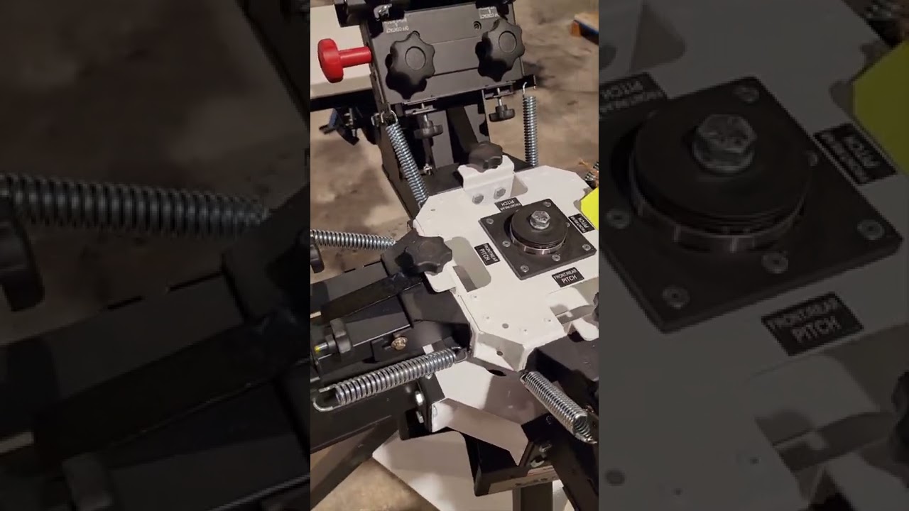 A closer look at Vastex V1000 4 station 4 color manual screen printing press in our Atlanta showroom