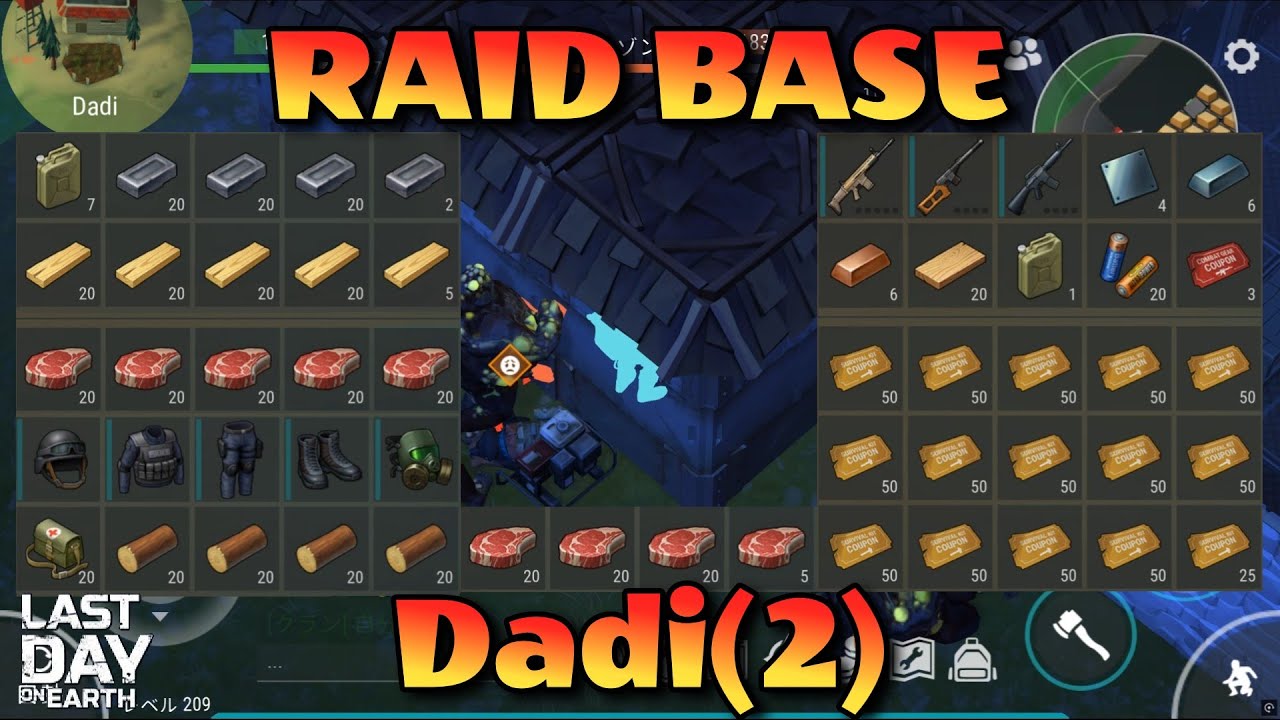 LDOE Raid Base Dadi (2)　zombie wall trick