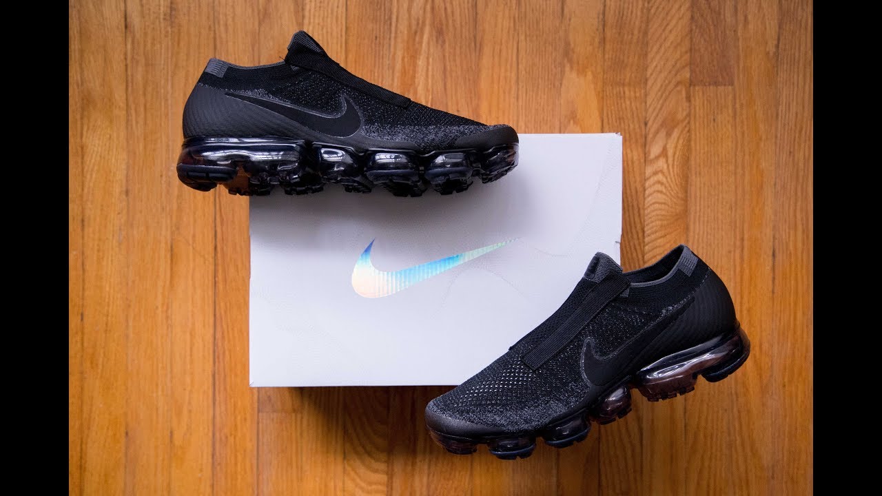 Did Nike Rip off Their Own Collab? || Nike Air Vapormax Laceless SE Triple Black Review and On Feet